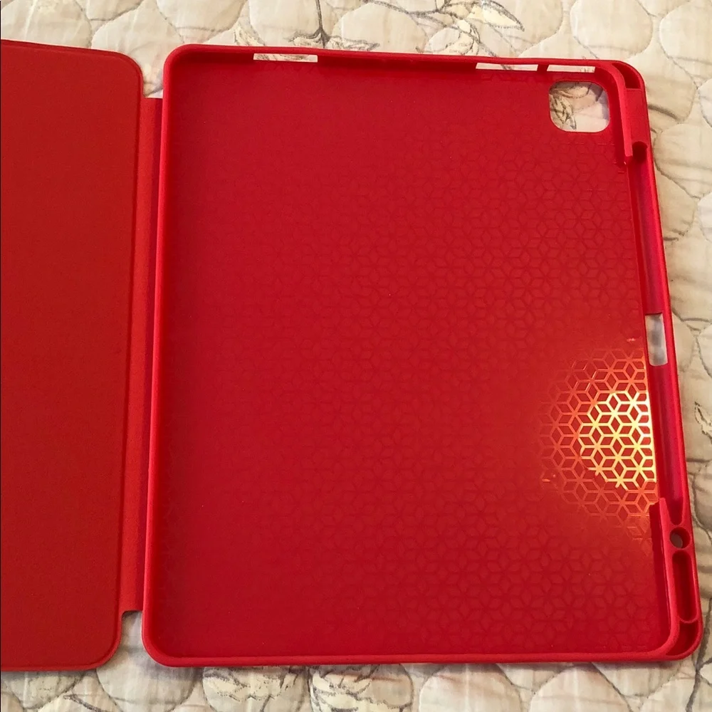 Elegant Red Tablet Cover